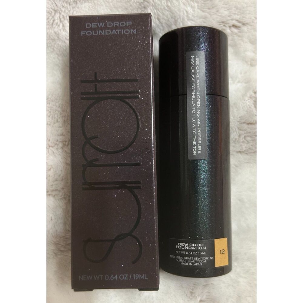 Surratt Dew Drop Foundation 12 Honey Golden Ochre Medium-Dark Lightweight SEALED